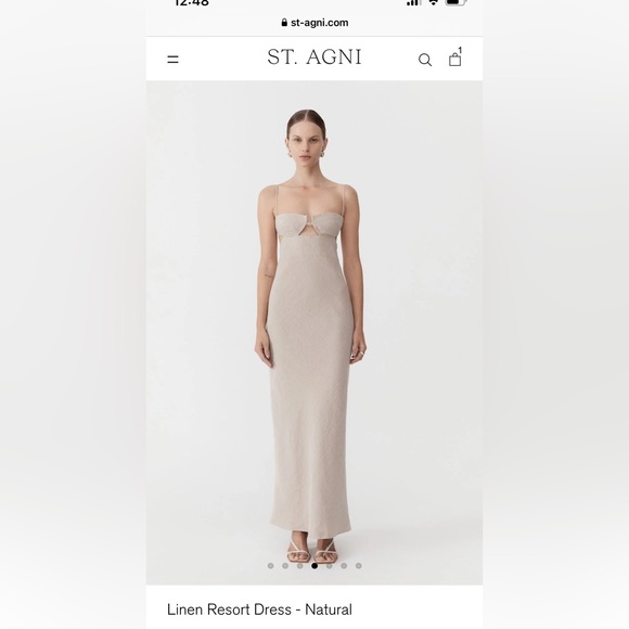 St. Agni | Dresses | St Agni Linen Resort Dress | Poshmark